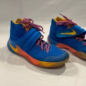 Nike Kyrie 2 "EYBL’ Blue University Gold Black 847687-470 Men Size 11 RARE